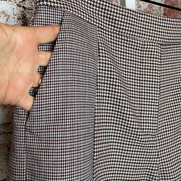 DKNY Womenʻs Gingham Wide Leg Capri Size 4 - Picture 3 of 8